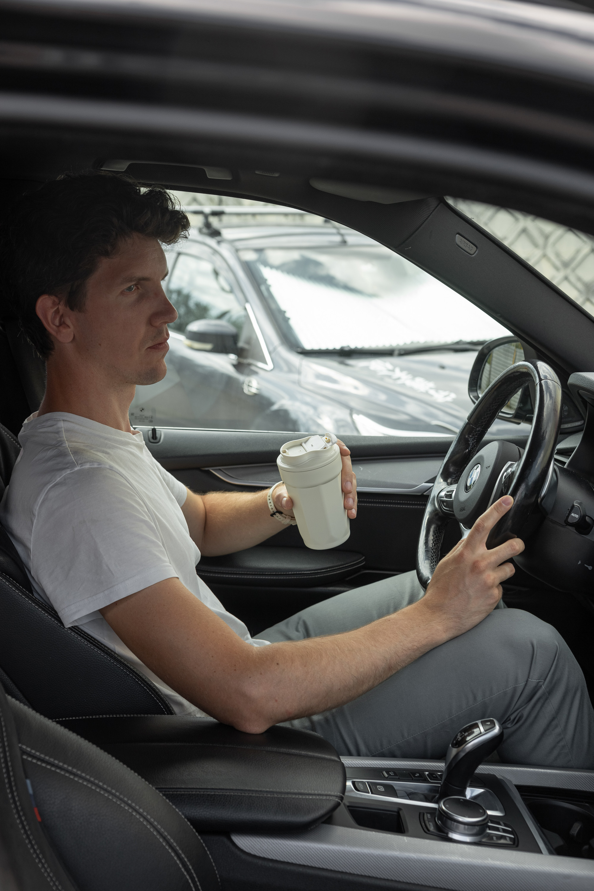 Термостакан TEDGE (слоновая кость)-14