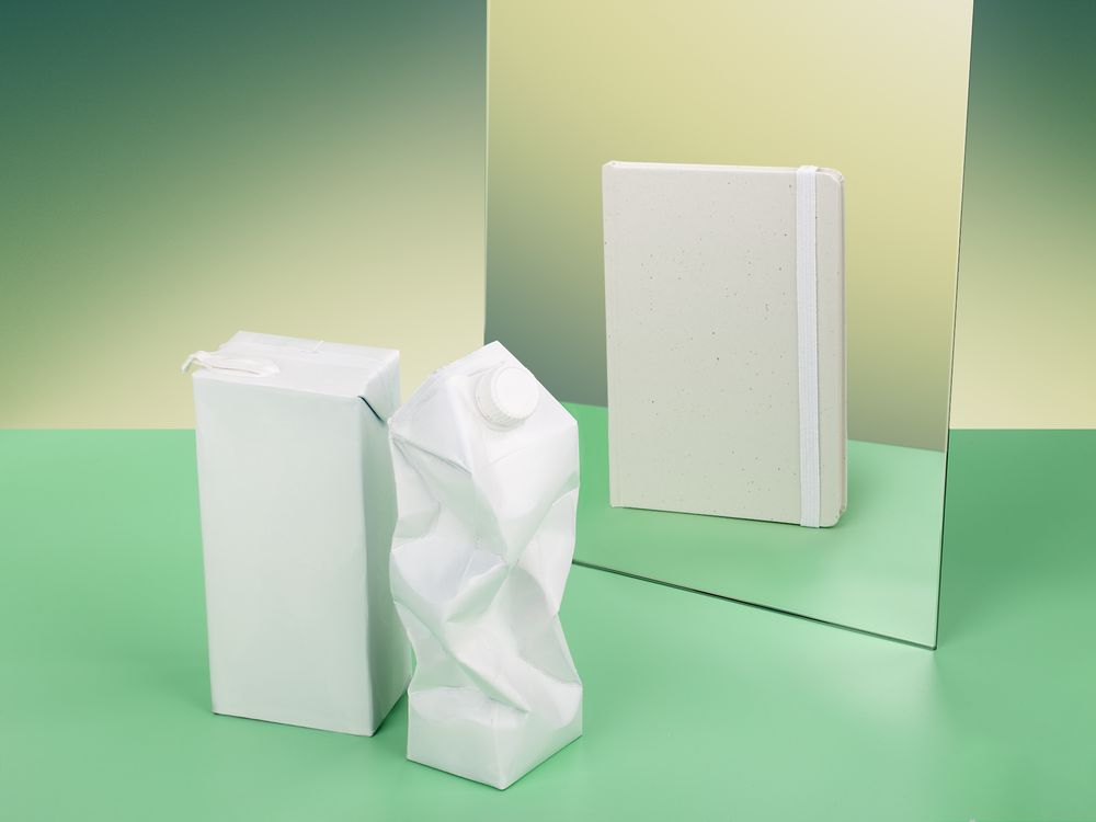 Блокнот Lactonica, белый-5