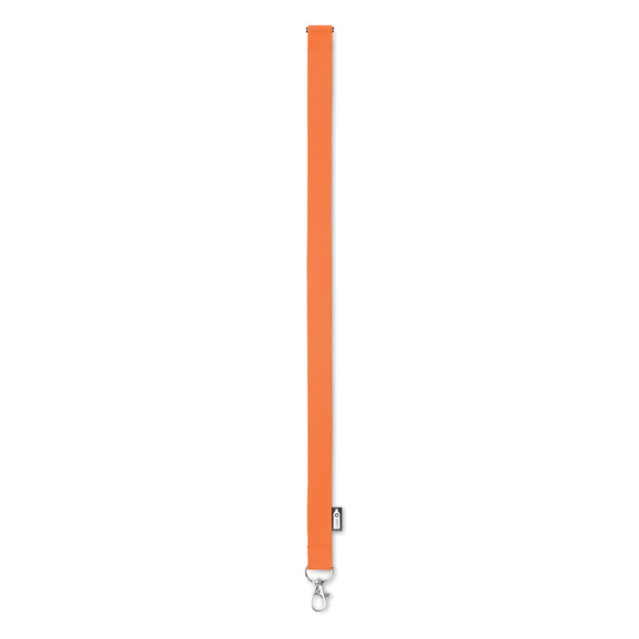 Lanyard in RPET 20 mm, оранжевый-2