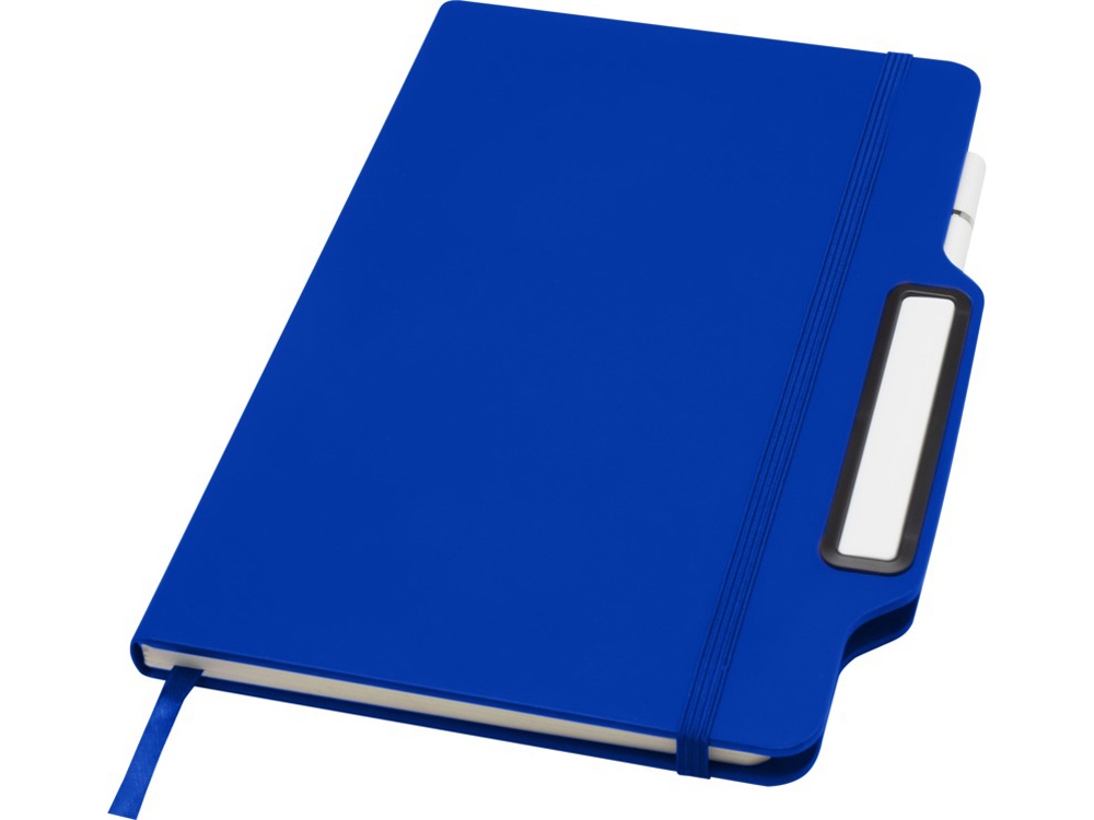 Nexus блокнот формата А5 в твердой обложке с ручкой и карандашом - Ярко-синий-0