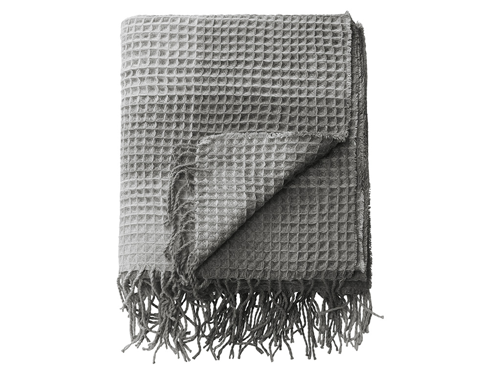 Плед акриловый Gaufre, серый-2