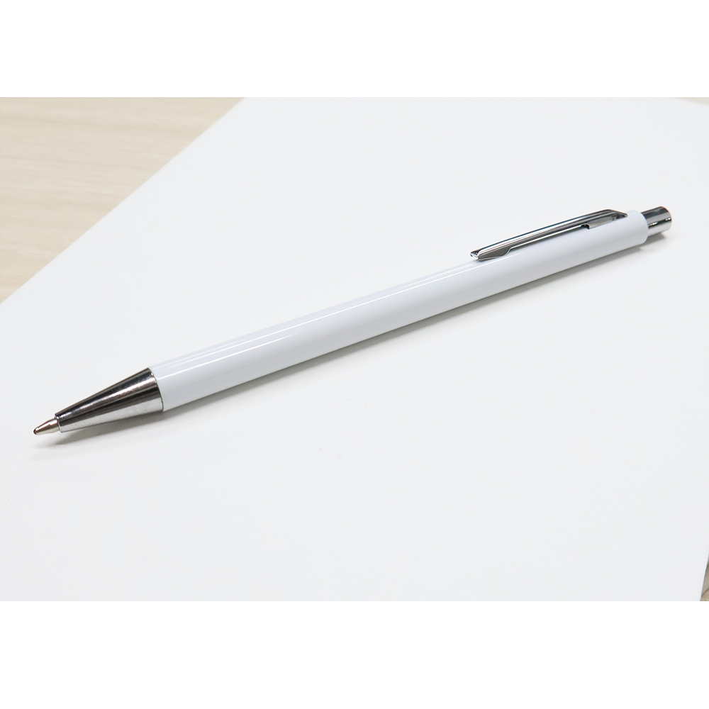 Ручка пластиковая Polly, Белый-1