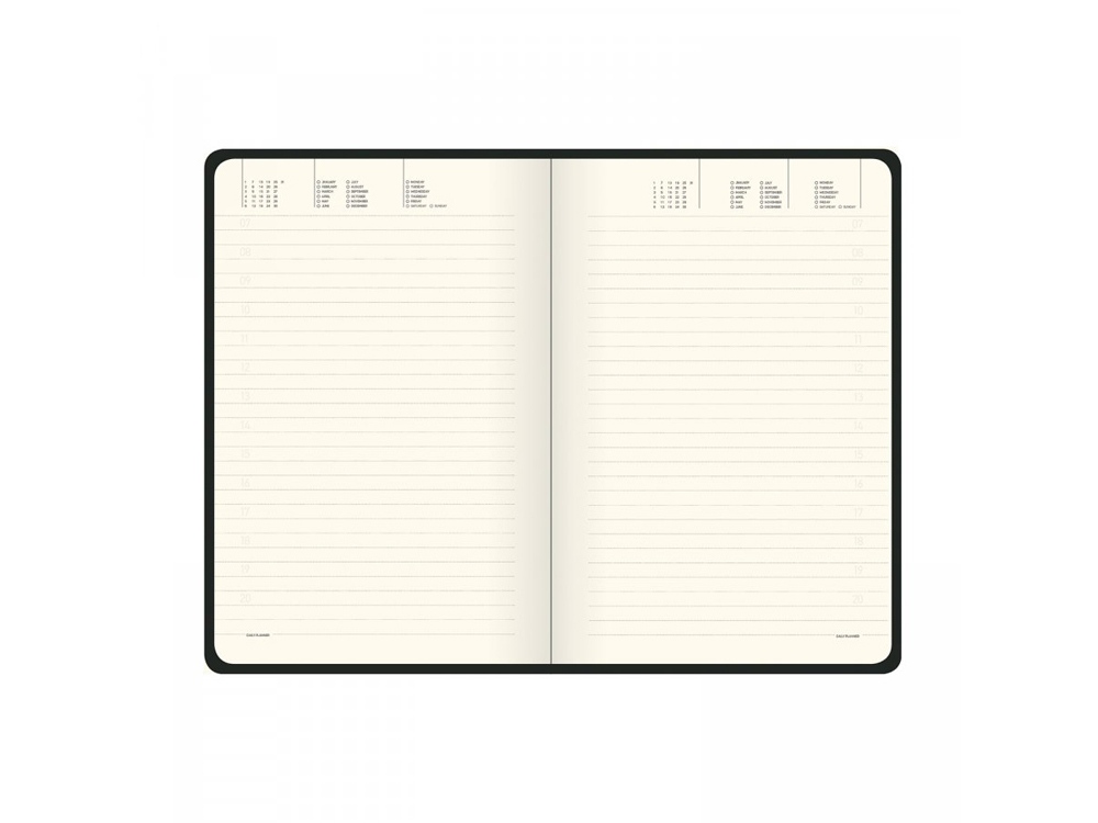 Ежедневник недатированный А5 Megapolis Magnet, зеленый-3