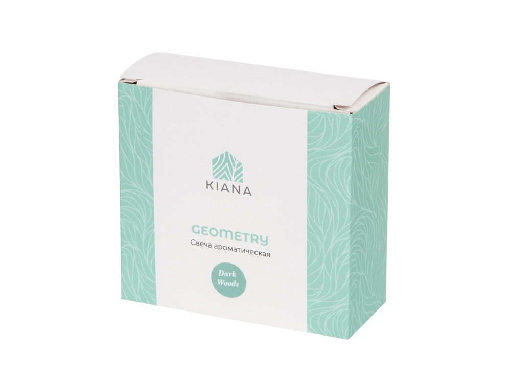 Свеча в декоративном стакане Geometry, черный-6