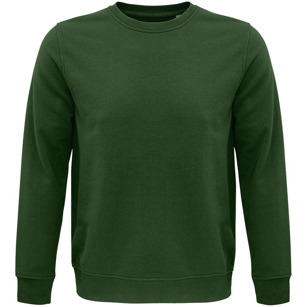 Свитшот унисекс Comet, темно-зеленый-0