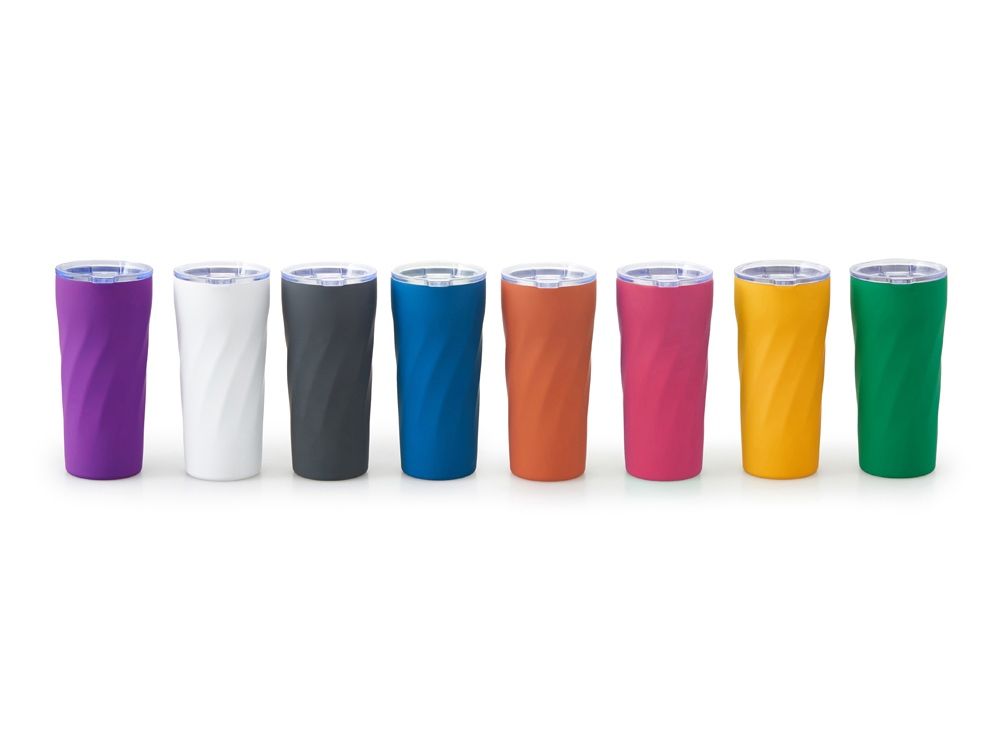 Подарочный набор FAMILY с термосом и термокружкой, оранжевый-4