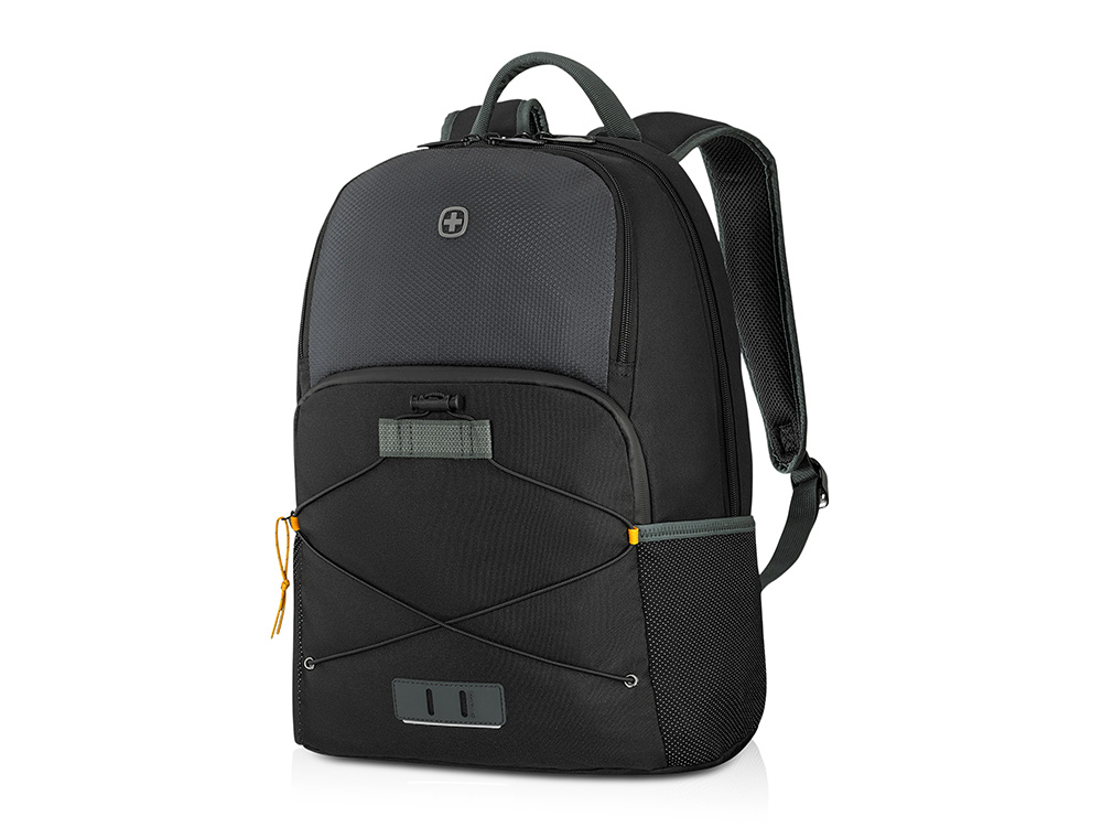 Рюкзак WENGER Trayl 15.6, чёрный, переработанный ПЭТ, 34 x 20 x 45 см, 22 л.-0