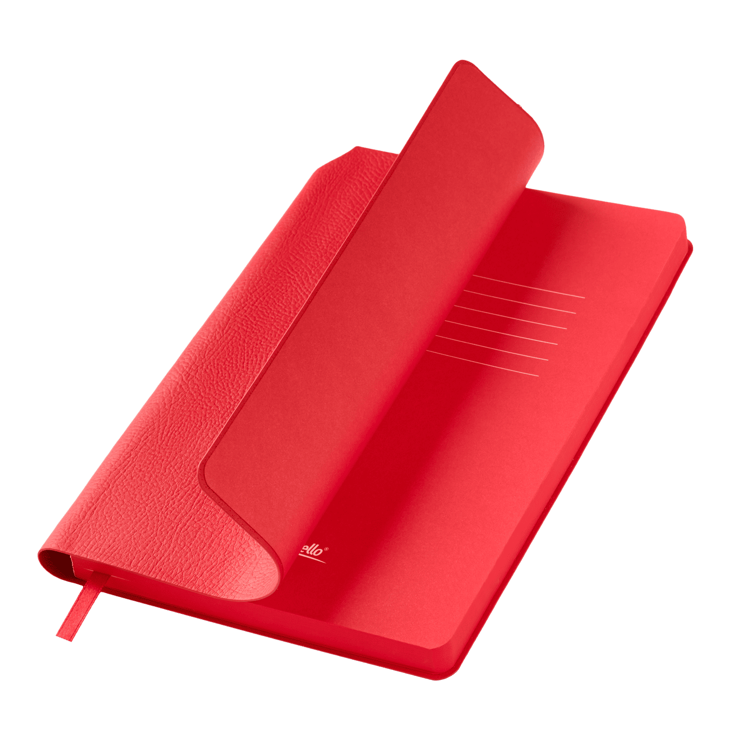 Ежедневник Молто (Molto) недатированный, красный-0