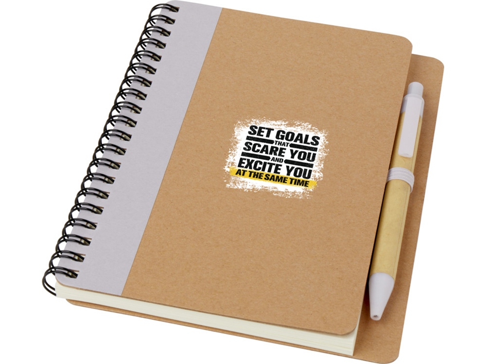 Блокнот Priestly с ручкой, лиловый-3