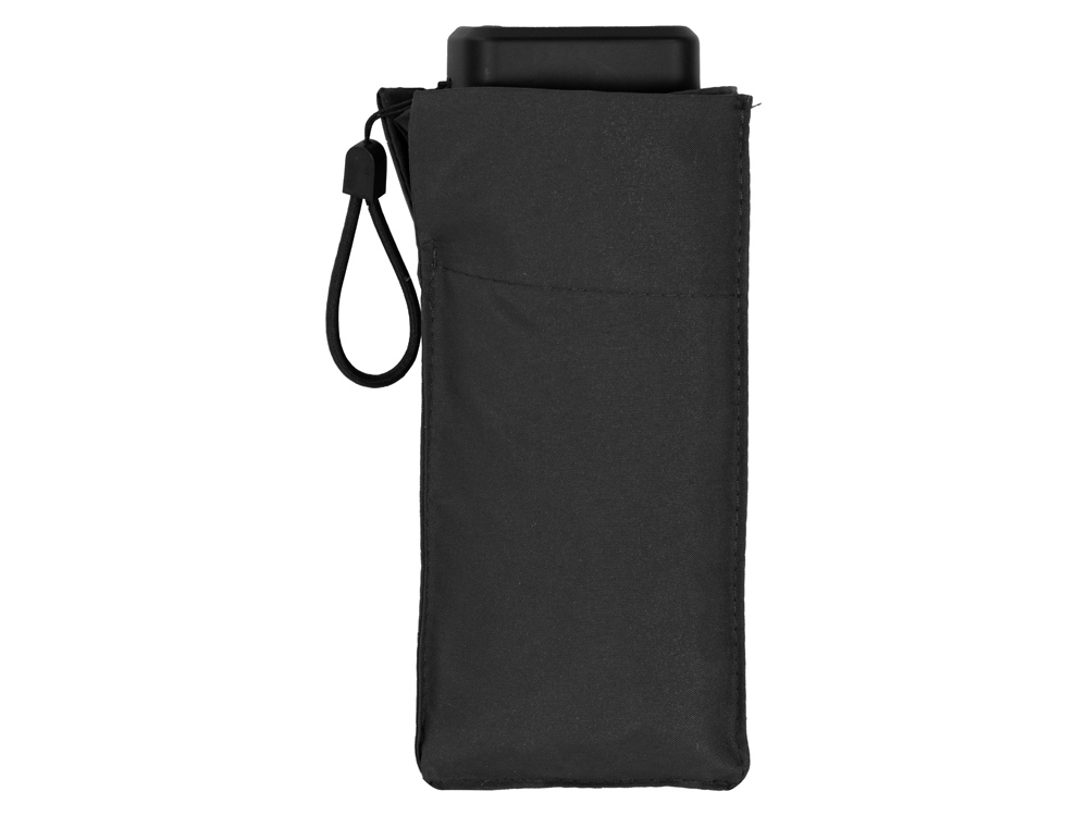 Складной cупер-компактный механический зонт Compactum, черный-9