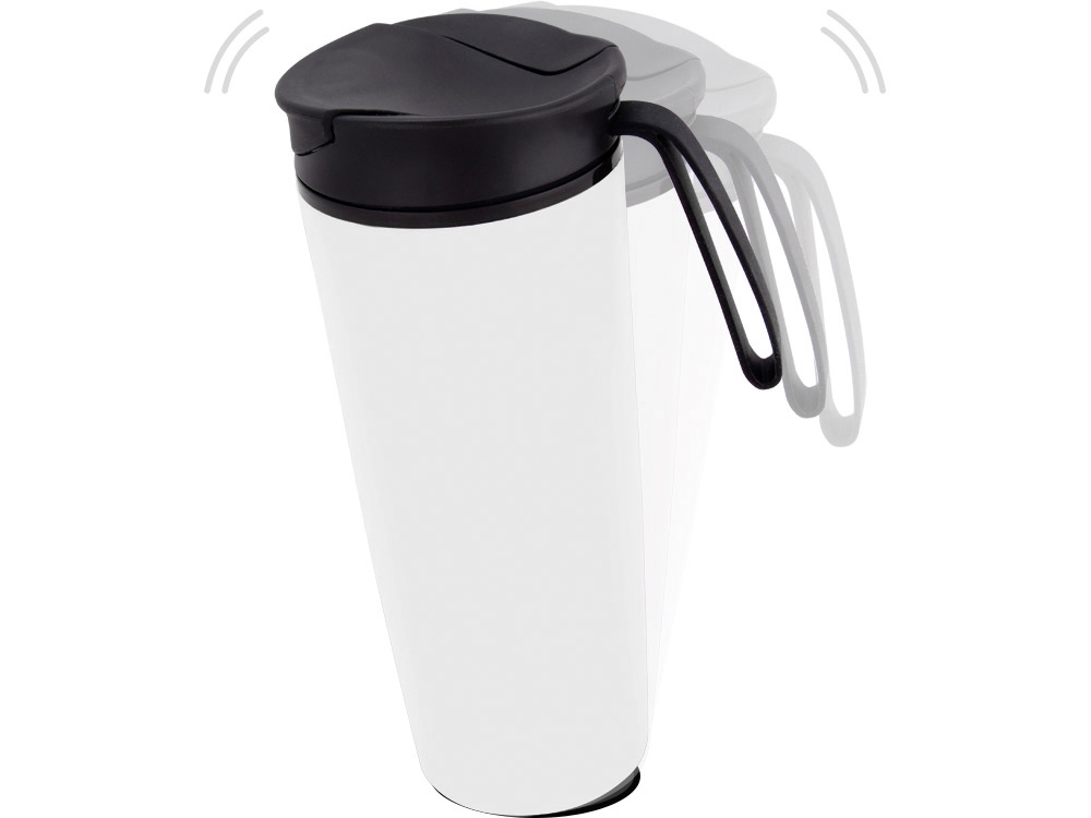 Термокружка Годс металл 470мл, белый-0