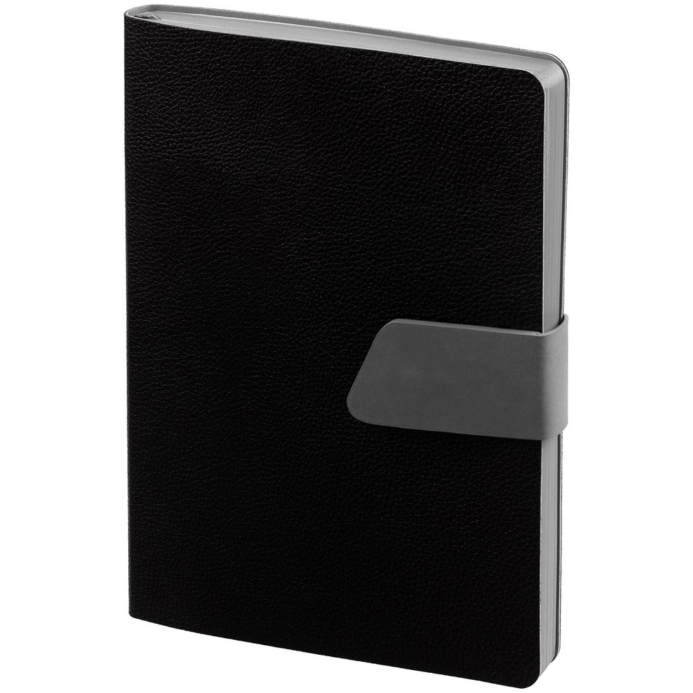 Ежедневник Boom, недатированный, черный с серым-2