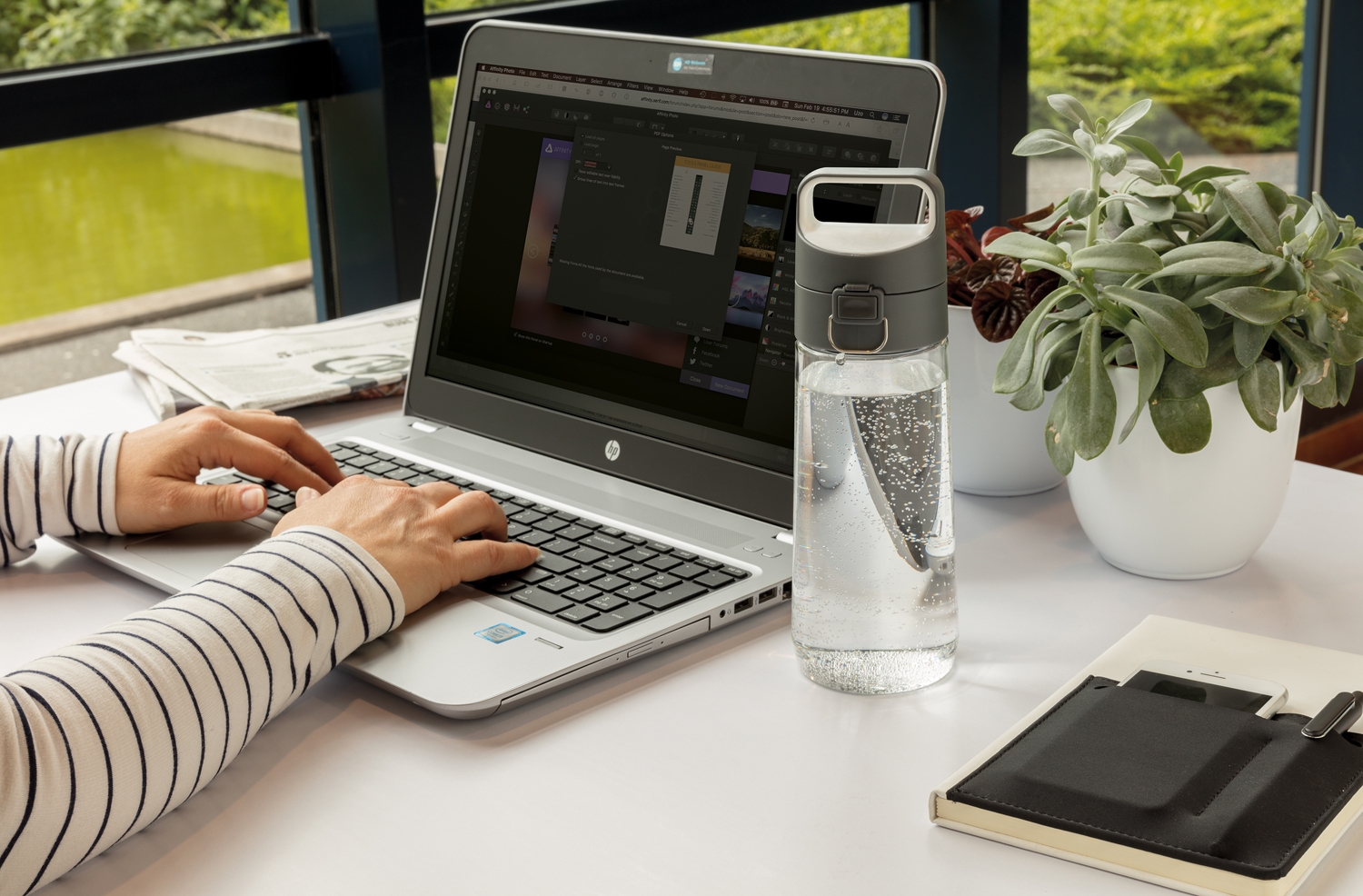 Герметичная бутылка для воды Hydrate-4