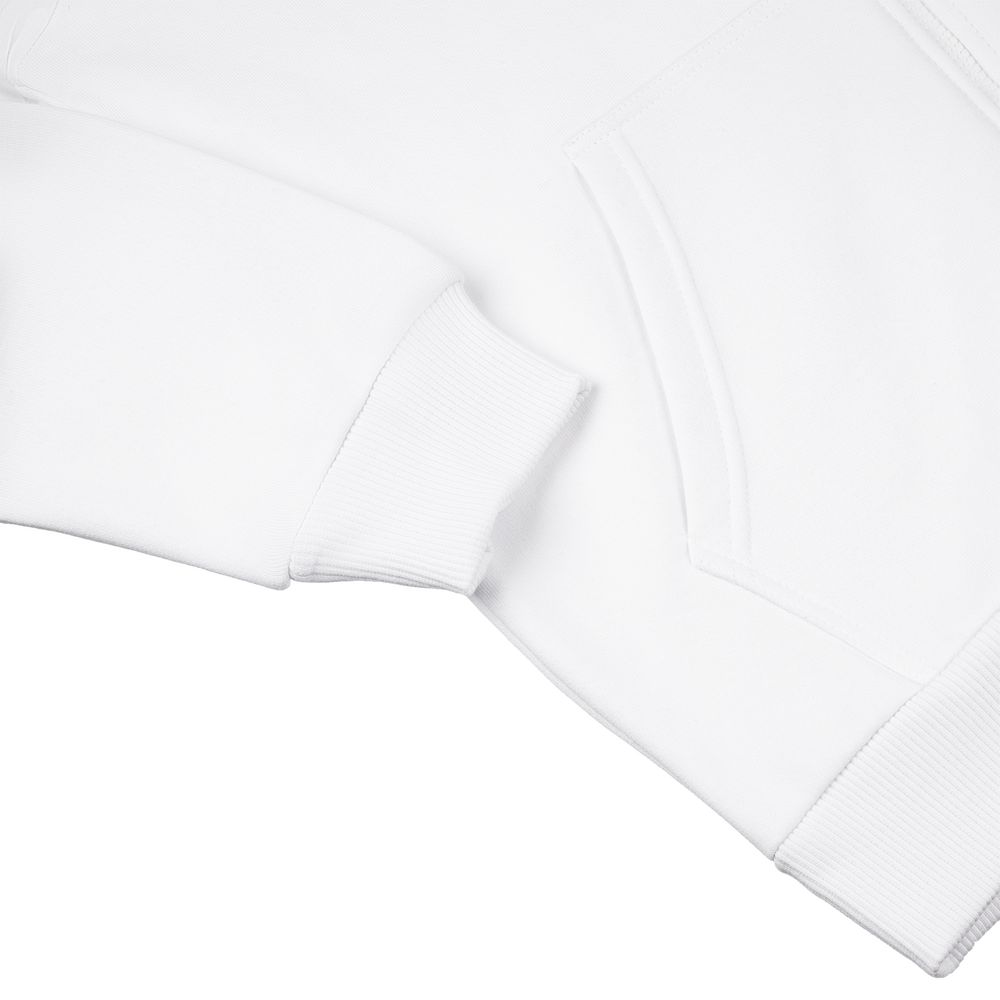 Толстовка на молнии с капюшоном Siverga Heavy 2.0, белая-3