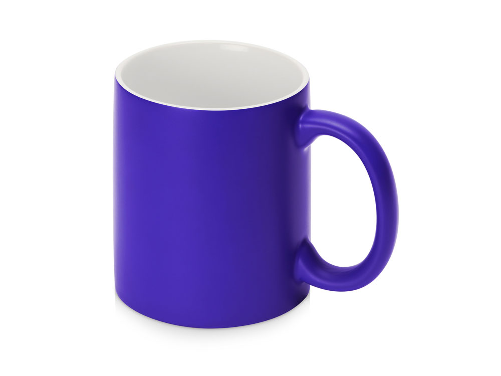 Кружка-хамелеон Magic матовая, синий/белый-0