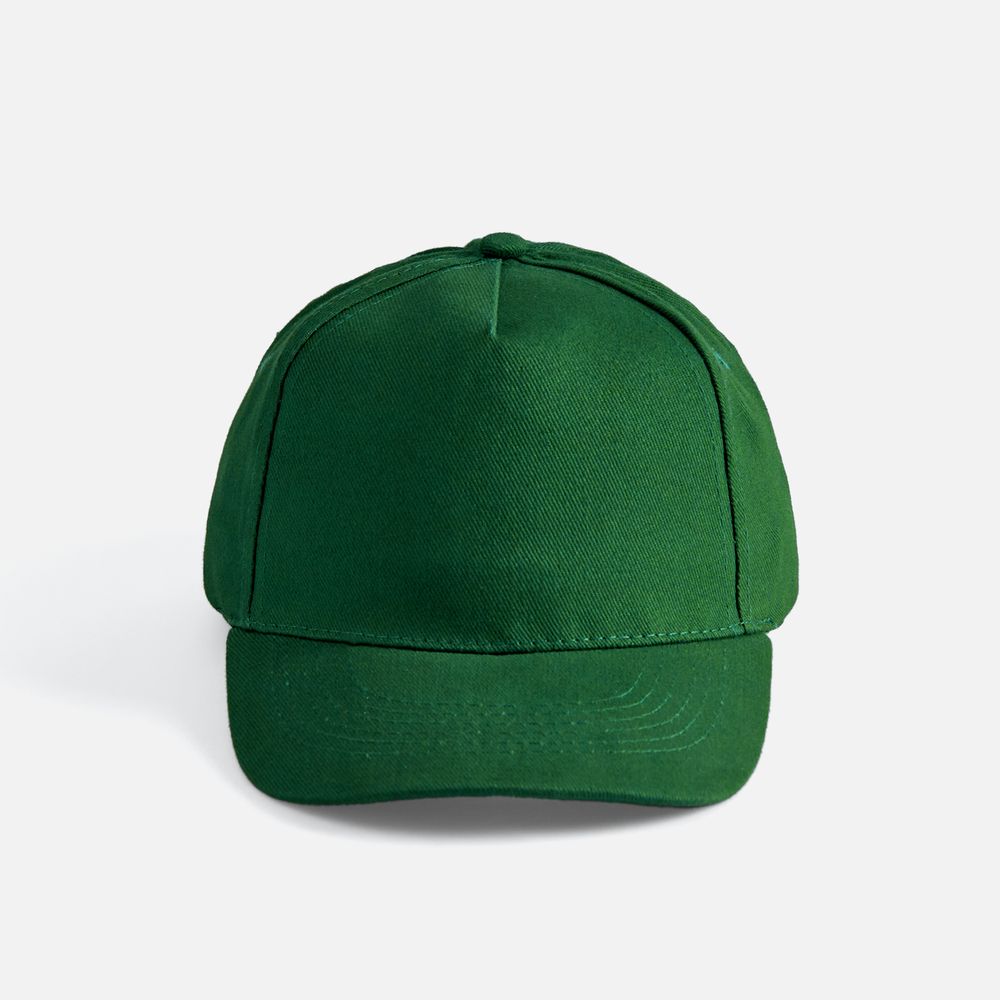 Бейсболка Long Beach, темно-зеленая-1