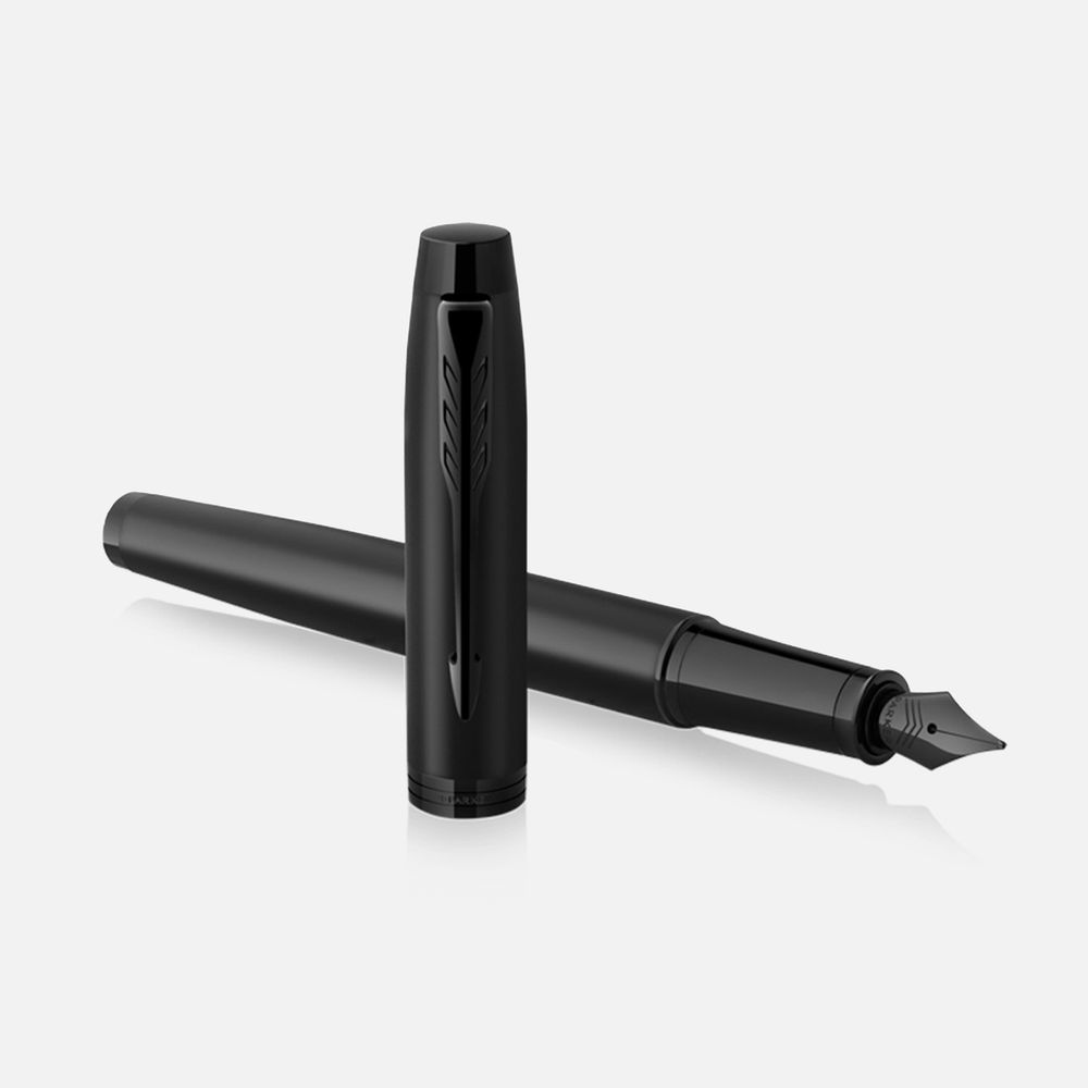 Ручка перьевая Parker IM Achromatic Black, черная-1