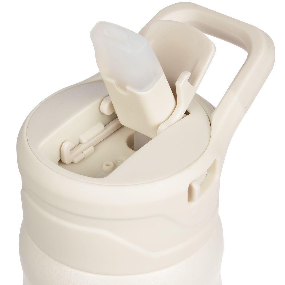 Термобутылка Fujisan 2.0, белая (молочная)-3