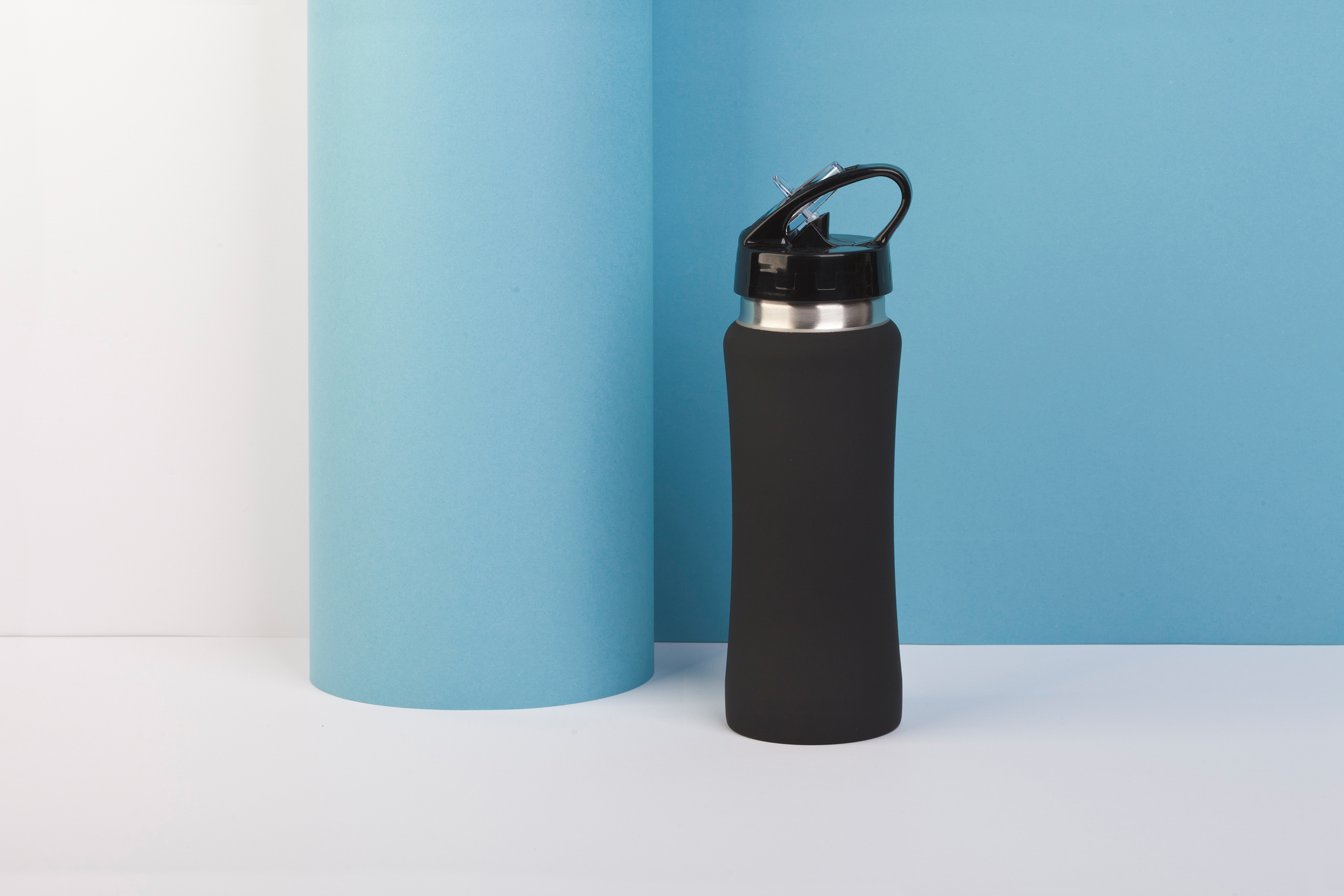 Бутылка для воды "Индиана" 600 мл, покрытие soft touch-1