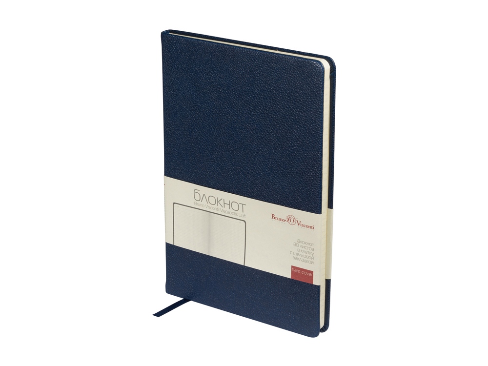 Блокнот А5 Megapolis Loft, темно-синий-0