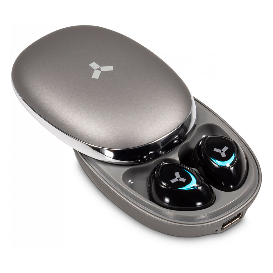 Беспроводные наушники ACCESSTYLE LAVENDER TWS, серебристый, серый-0