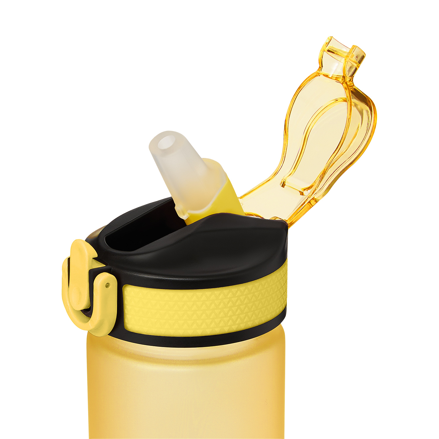 Бутылка для воды Флип мини  (Flip mini), желтая-2