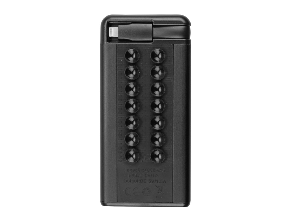 Портативное зарядное устройство Octopus, черный-2