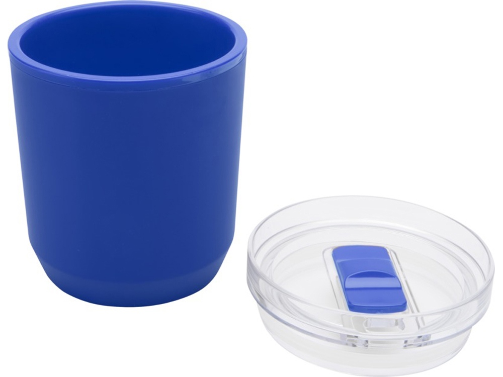 Hudson кружка из переработанного пластика с двойными стенками объемом 180 мл, синий-3