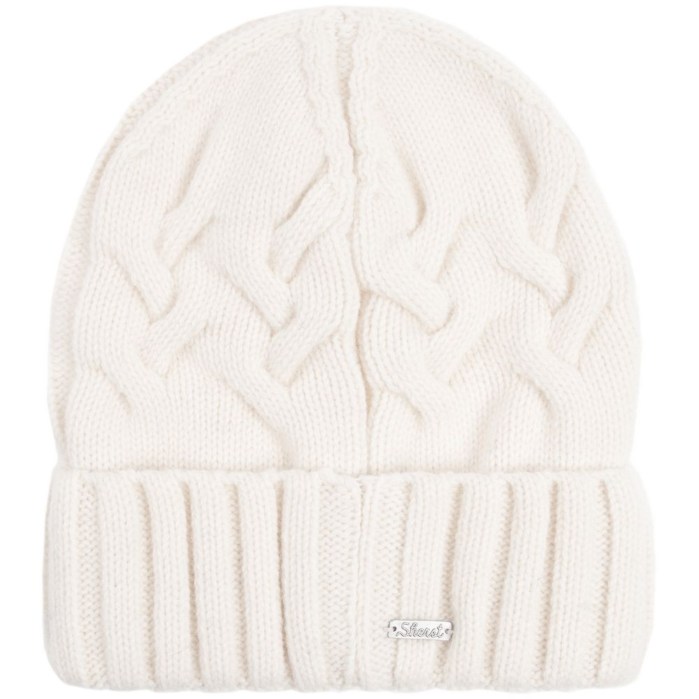 Шапка Loren, молочно-белая (ванильная)-2