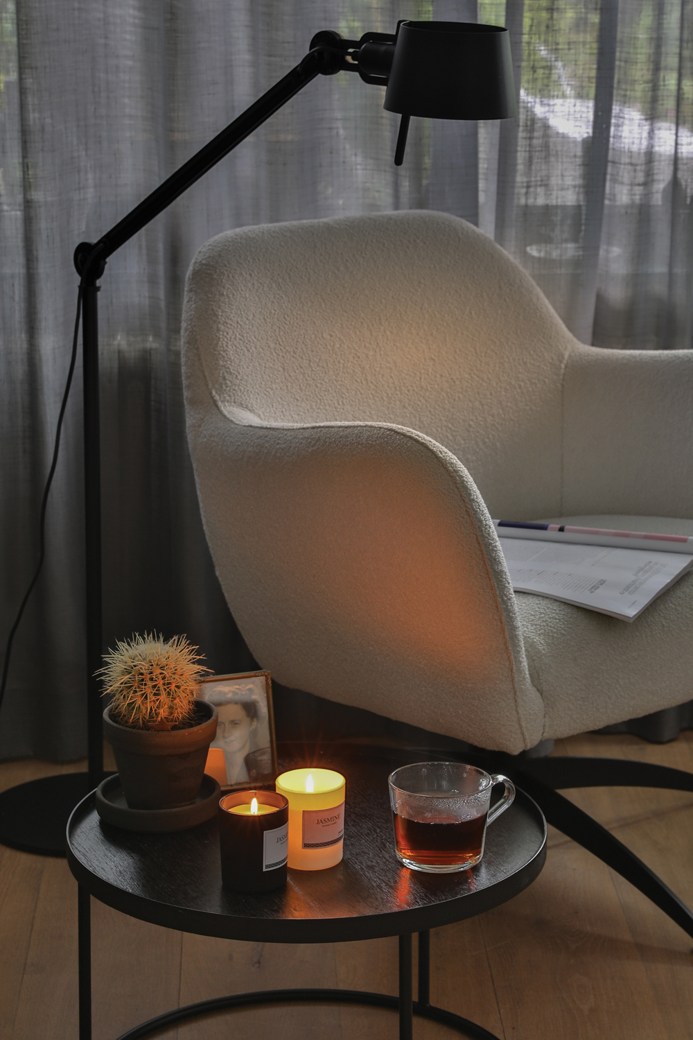 Маленькая ароматическая свеча Ukiyo в стекле-7