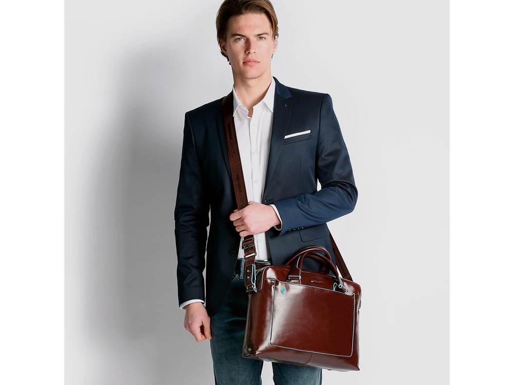 Сумка для ноутбука, Piquadro Blue Square, Черный-4