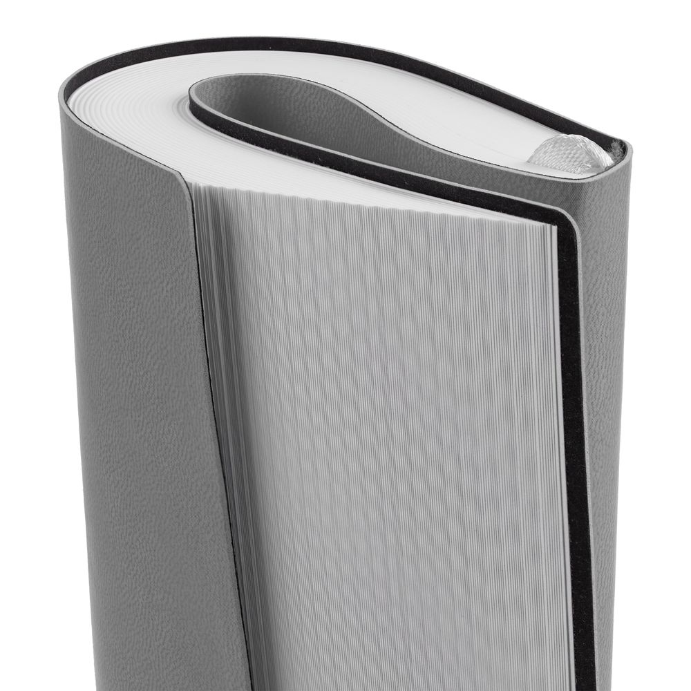 Ежедневник Vivian Metal, недатированный, серый-3