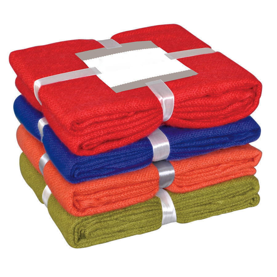 Плед MOHAIR, 130х150 см,  акрил , белый-7