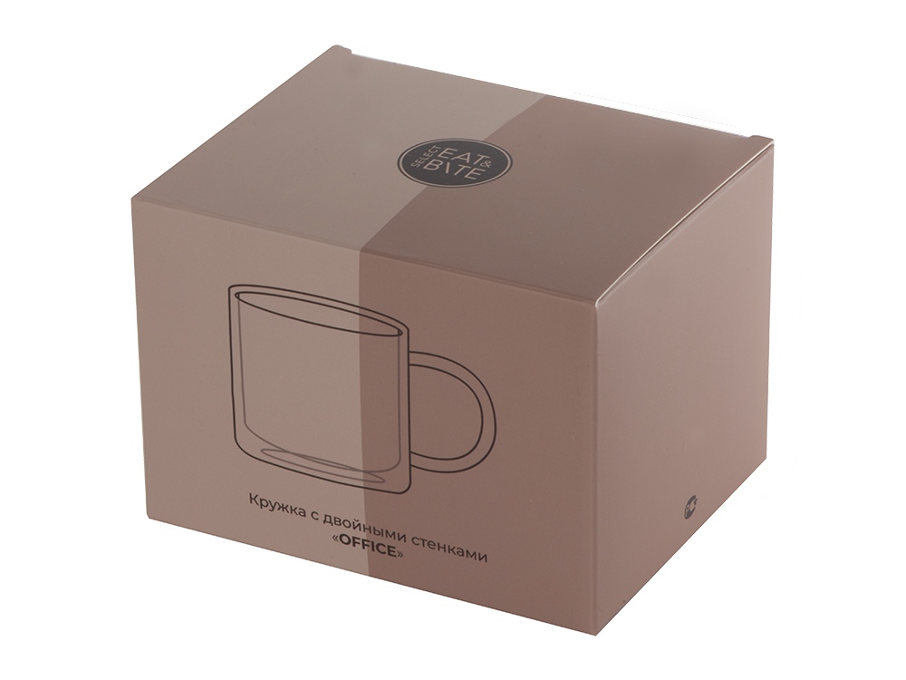 Кружка с двойными стенками 250 мл, черный-5