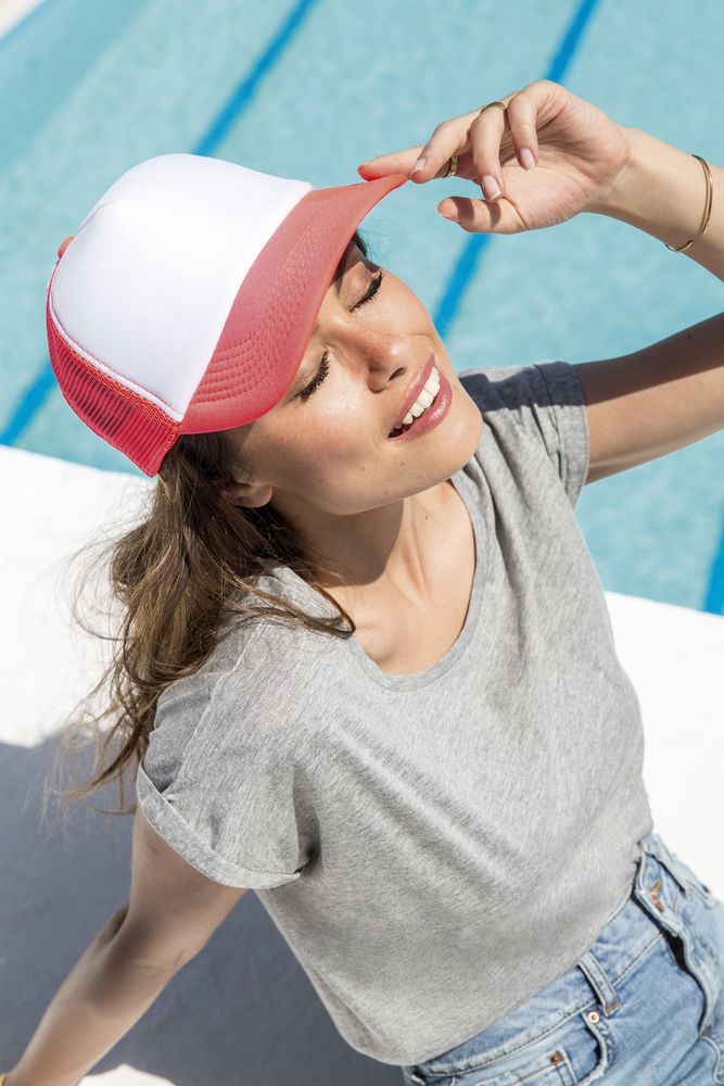 Бейсболка Bubble, белая-2