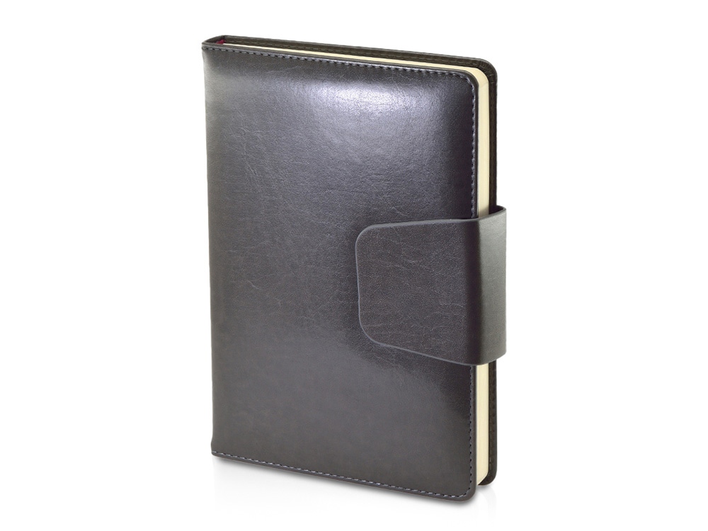 Ежедневник А5 недатированный Prestige, черный-0