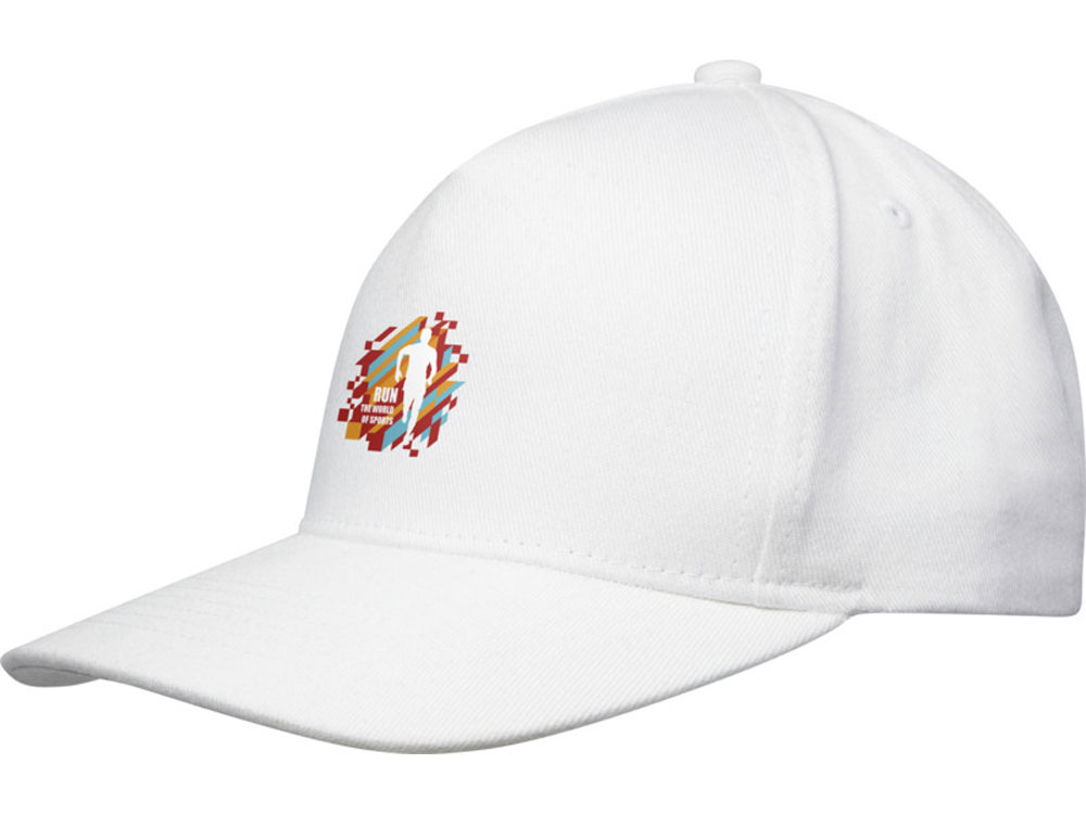 Onyx с 5 панелями Aware™ кепка из переработанных материалов - Белый-5