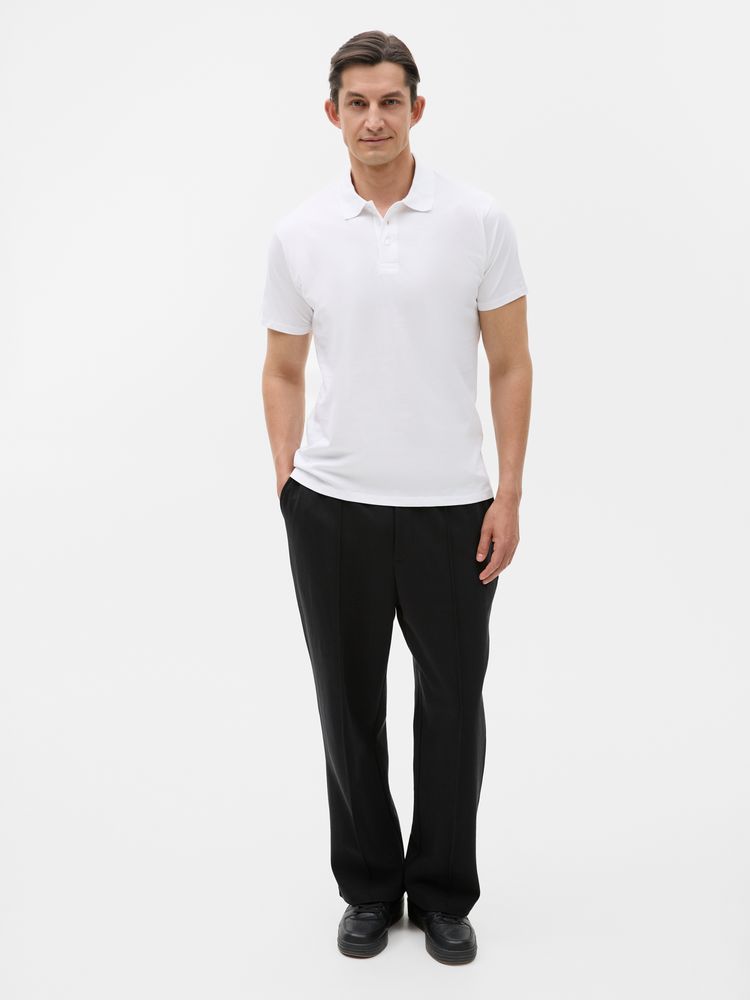 Рубашка поло мужская Prescott Men 170, белая-4