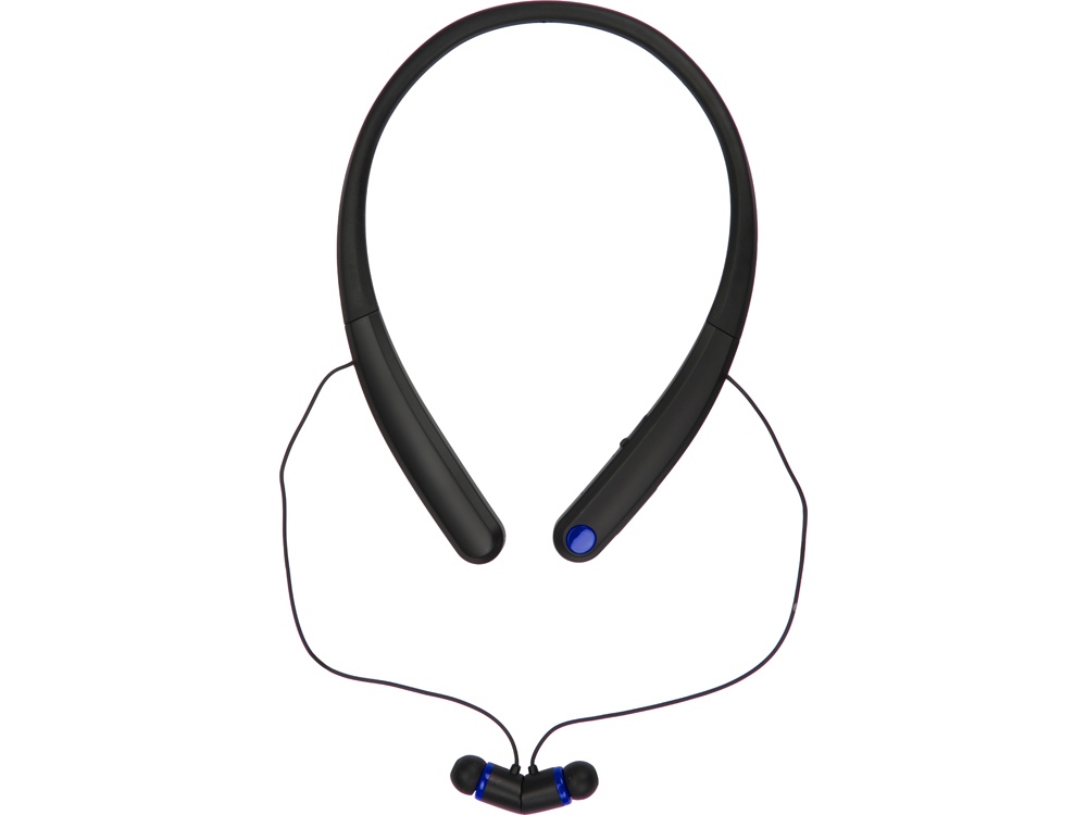 Беспроводные наушники с микрофоном Soundway, черный/синий-2