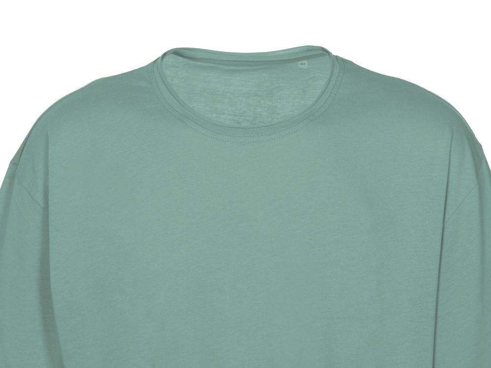 Футболка оверсайз Liyon унисекс, пыльно-бирюзовый-10