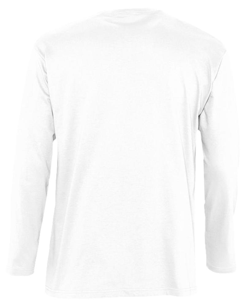 Футболка с длинным рукавом Monarch 150, белая-2