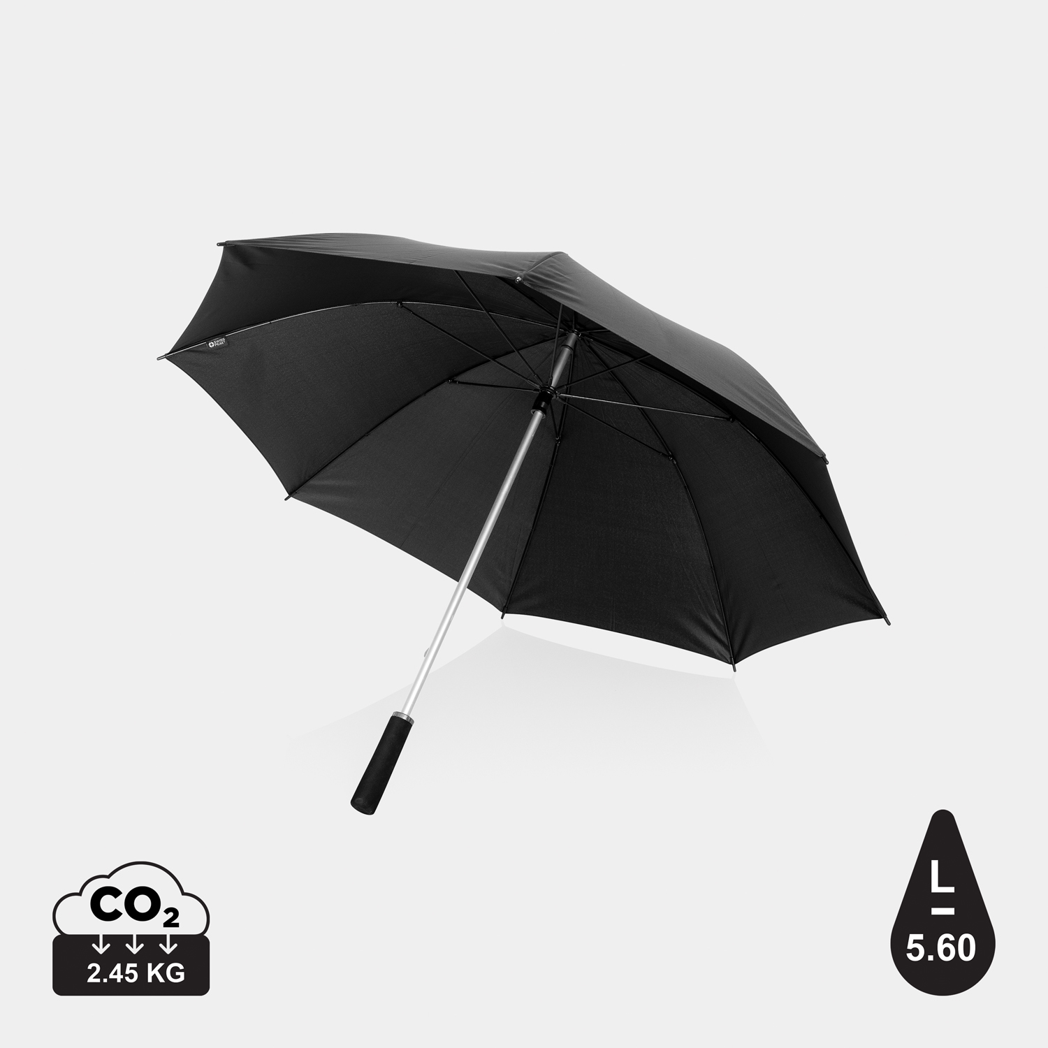 Ультралегкий зонт-трость Swiss Peak из rPET Aware™, d112 см-8