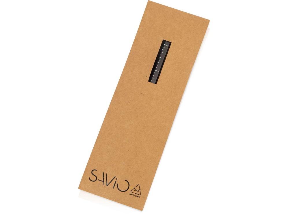 Вечный карандаш из переработанного алюминия Sicily, черный-3