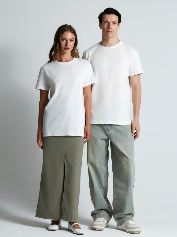 Футболка унисекс T-Bolka 160, белая (белоснежная)-7