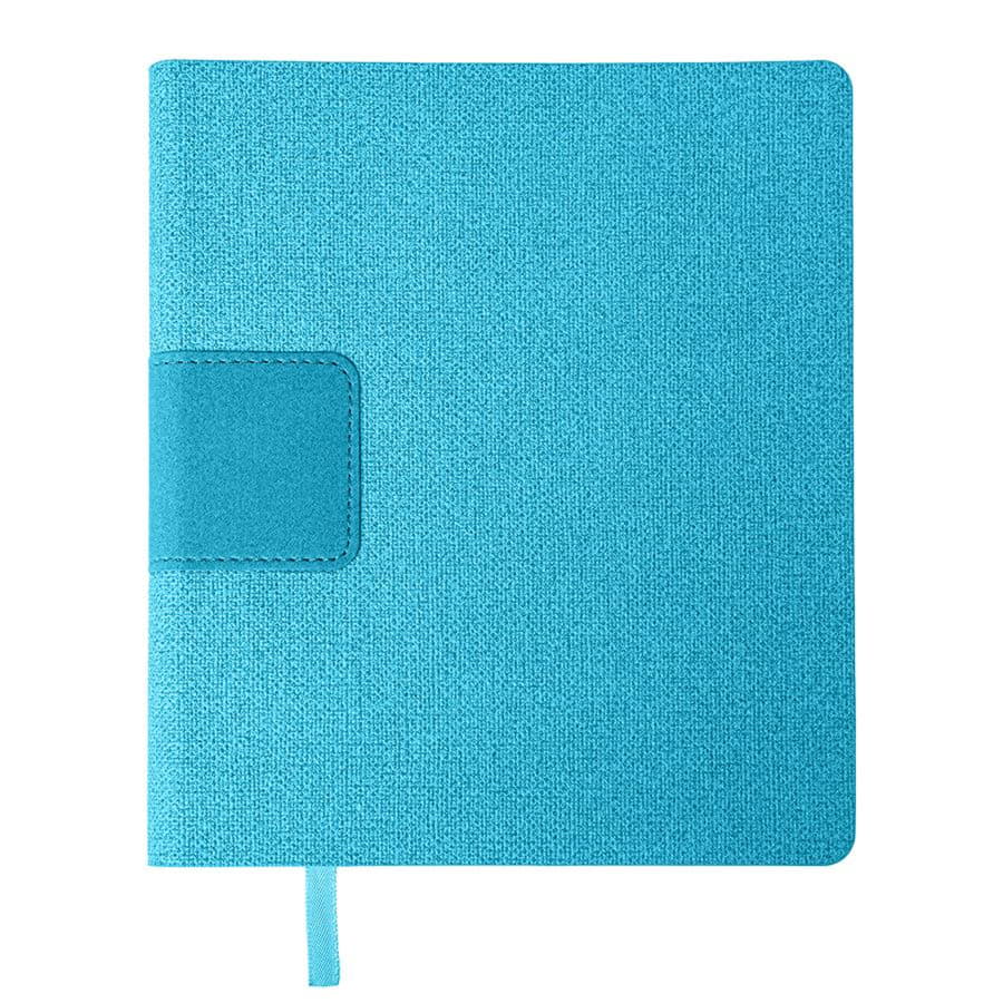 Бизнес-блокнот TWEEDI,формат B6+, в линейку, лазурный-1
