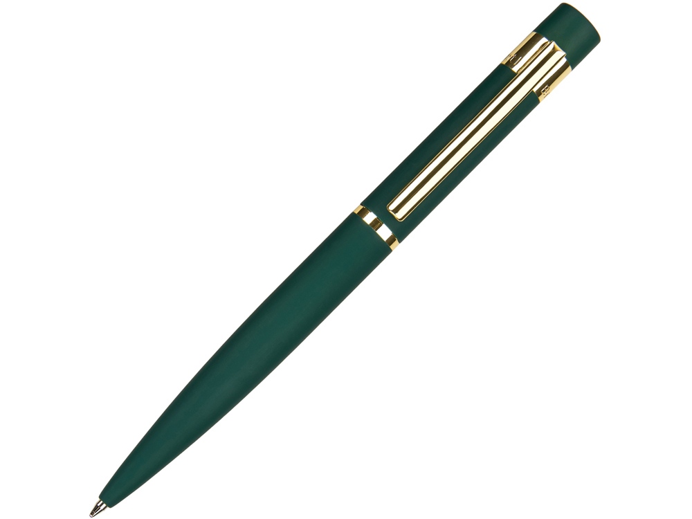 Ручка шариковая автоматическая BrunoVisconti VERONA цвет корпуса зеленый, soft-touch, 1 мм, синяя-0