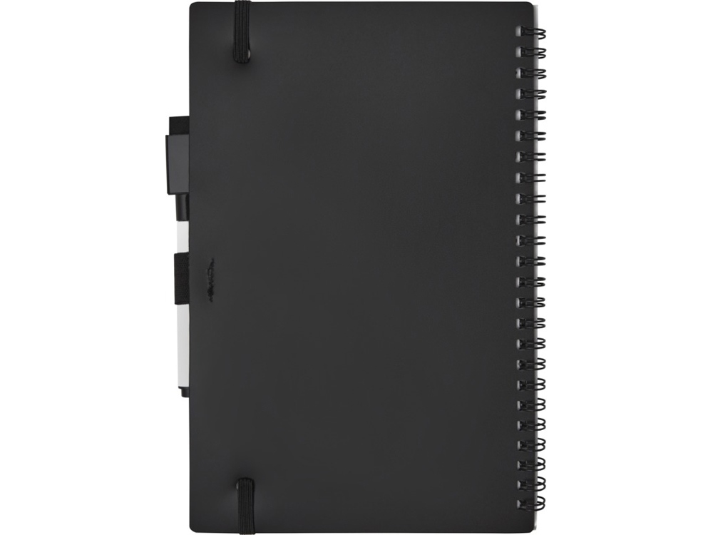 Pebbles Блокнот размером A5 из переработанной бумаги, черный-2