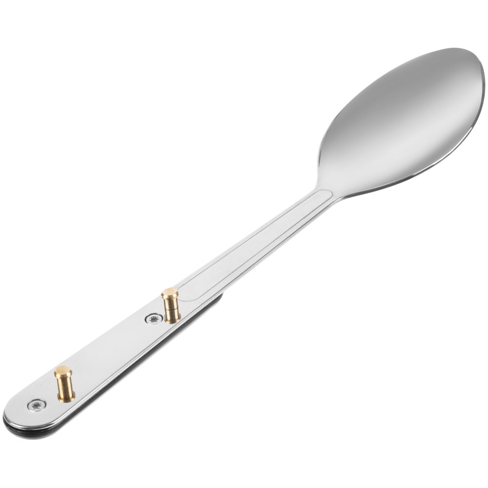 Набор походных столовых приборов Campsite, черный-1