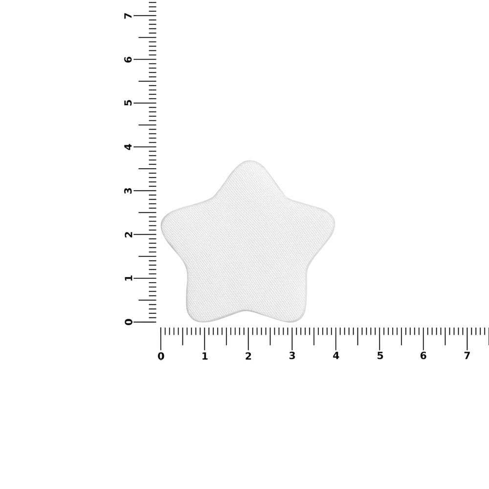 Наклейка тканевая Lunga Bial, M, белая-1