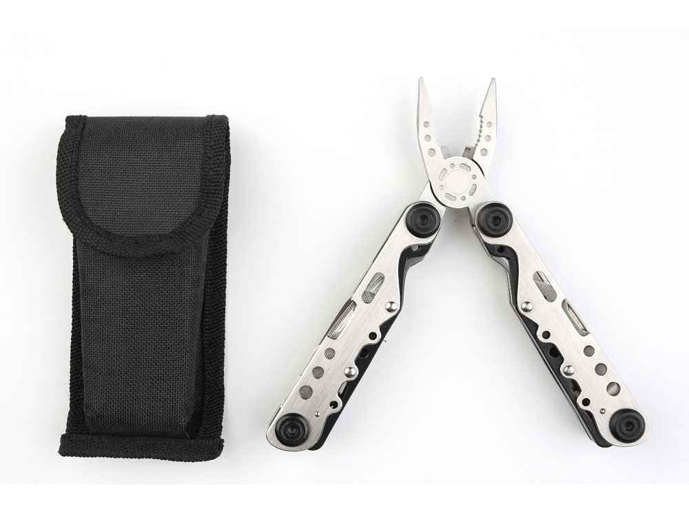 Мультитул Stinger, 105x40 мм, 13 функций, сталь, серебристо-чёрный, в комплекте нейлоновый чехол-3